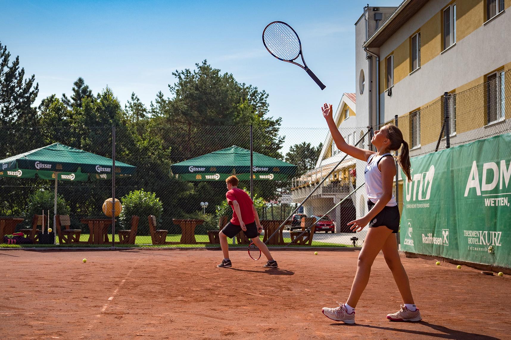 Jugend Tennistraining im Freien